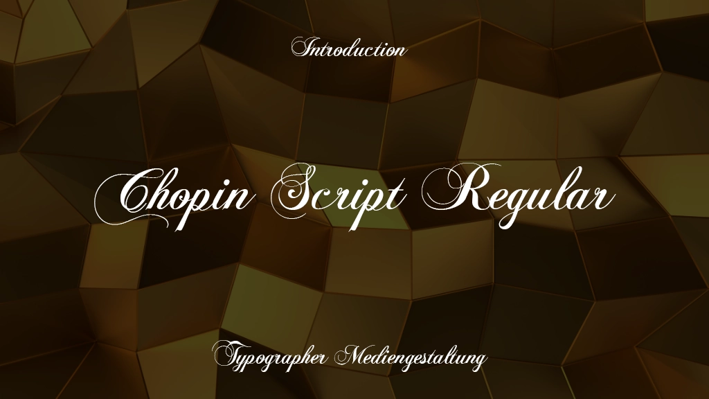 Chopin Script Regular Font Sample Image 1