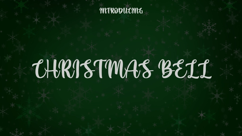 Christmas Bell Font Sample Images  1