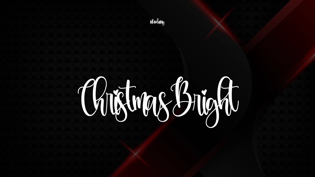 Christmas Bright Font Sample Images  1