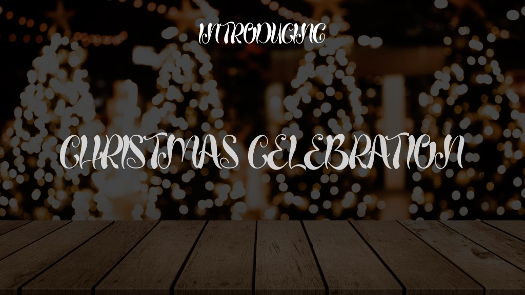 Christmas Celebration Font Sample Images  1