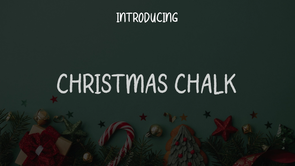 Christmas Chalk Font Sample Images  1