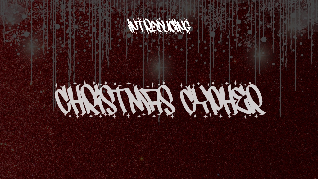 Christmas Cypher Font Sample Images  1