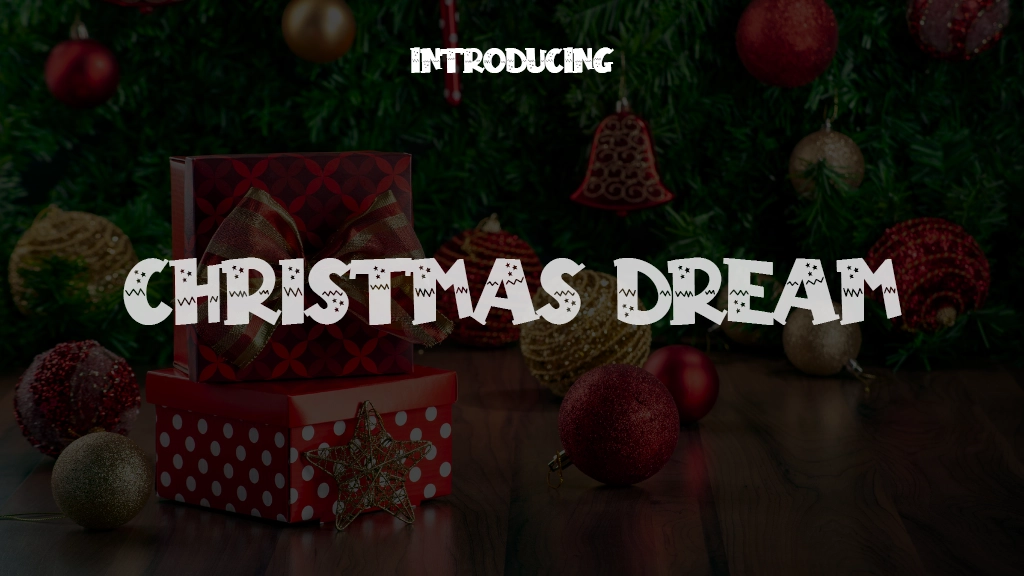 Christmas Dream Font Sample Images  1