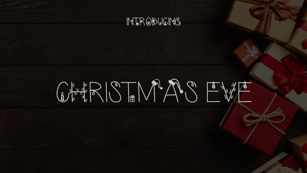 Christmas Eve Font Sample Images  1