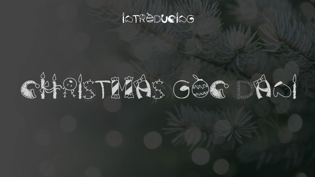 Christmas Goc Dani Font Sample Images  1