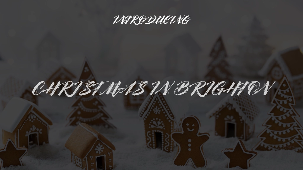 Christmas in Brighton Font Sample Images  1