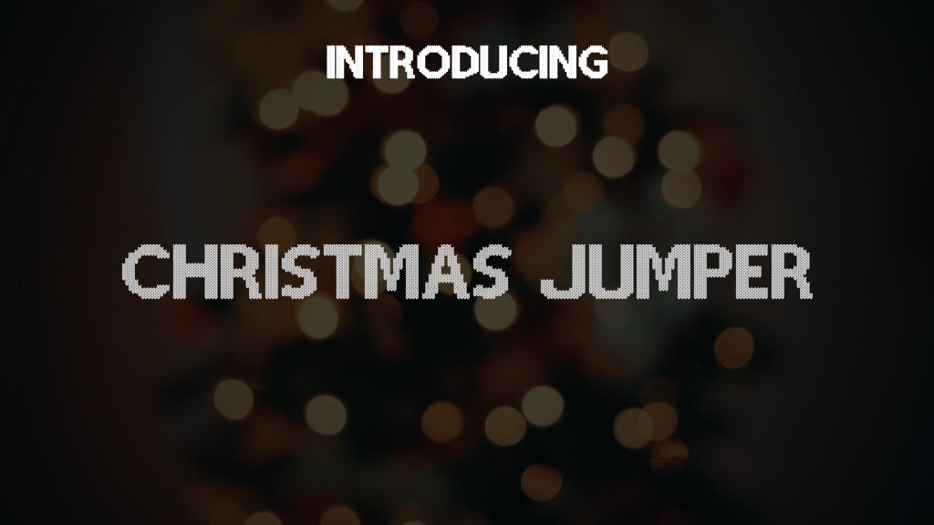 Christmas Jumper Font Sample Images  1