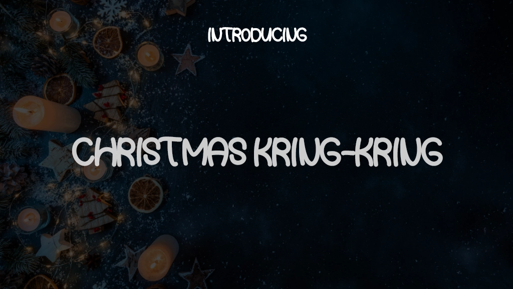 Christmas Kring-Kring Font Sample Images  1