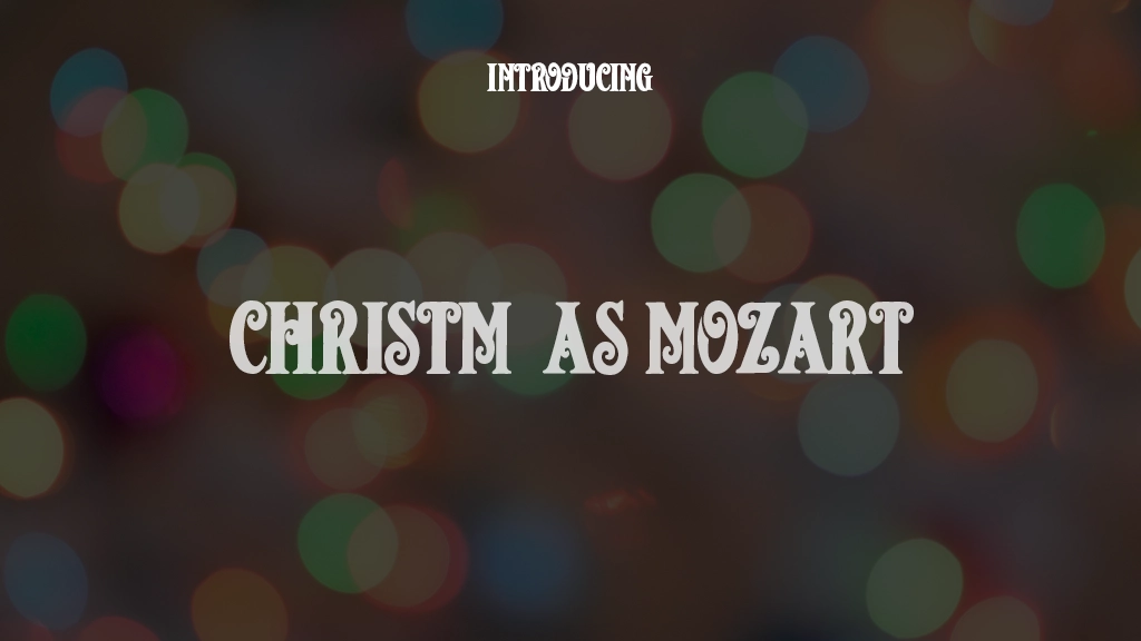 Christmas Mozart Font Sample Images  1