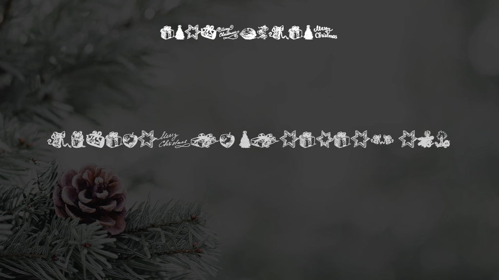 Christmas Nativity TFB Font Sample Images  1