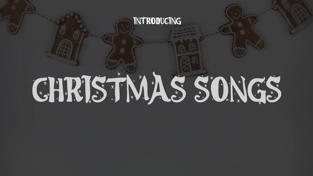 Christmas Songs Font Sample Images  1