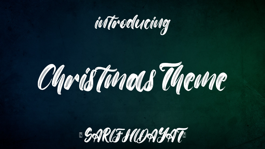 Christmas Theme Font Sample Images  1