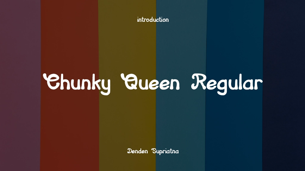 Chunky Queen Regular Font Sample Images  1