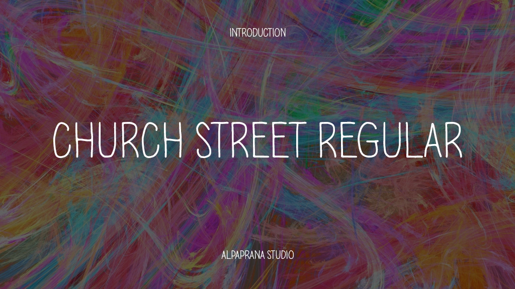 Church Street Regular Font Sample Image 1