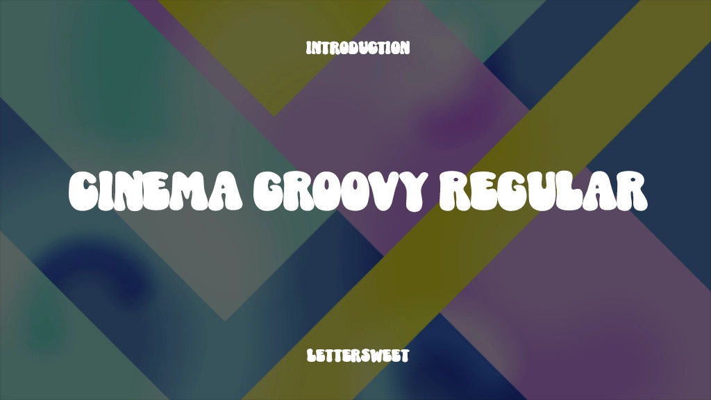 Cinema Groovy Regular Font Sample Images  1