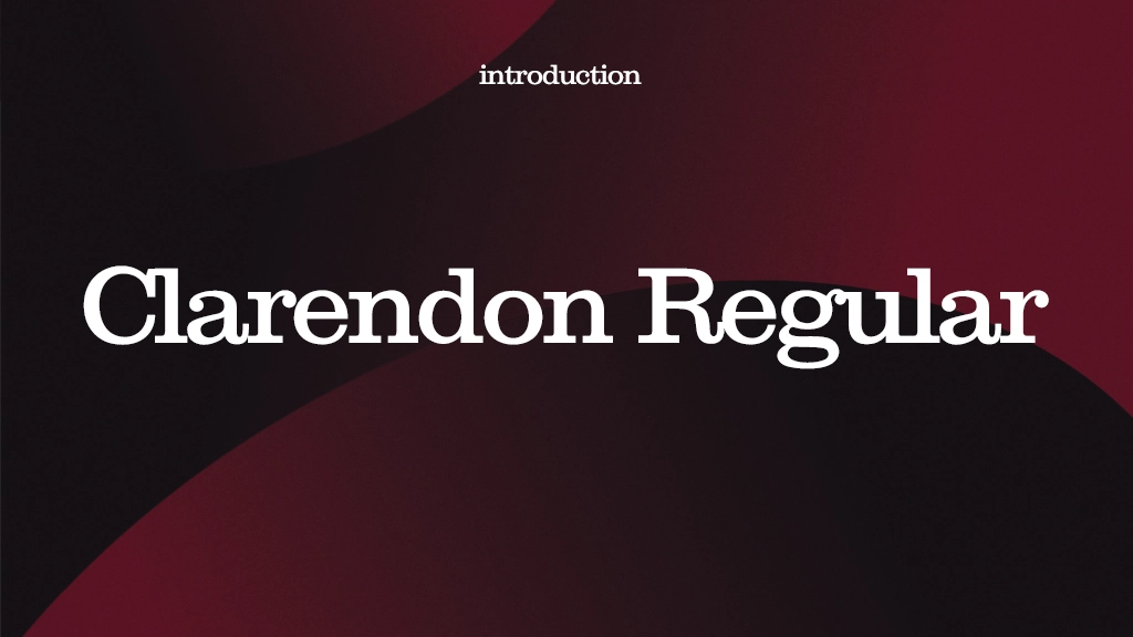 Clarendon Regular Font Sample Image 1