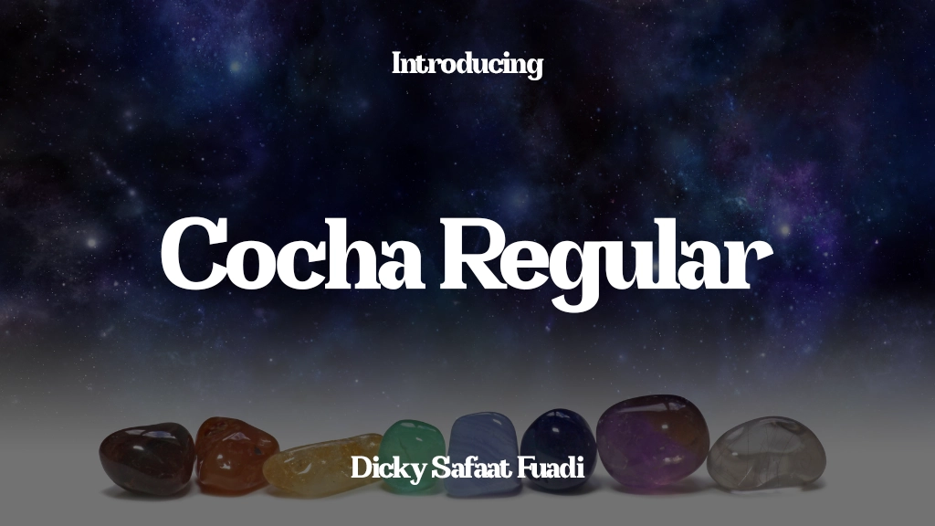 Cocha Regular Font Sample Images  1