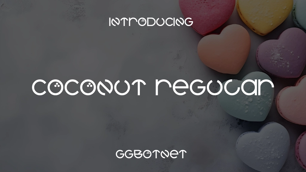 Coconut Regular Font Sample Image 1