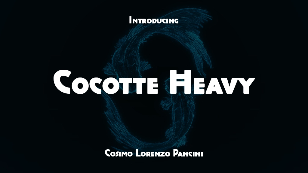 Cocotte Heavy Font Sample Image 1