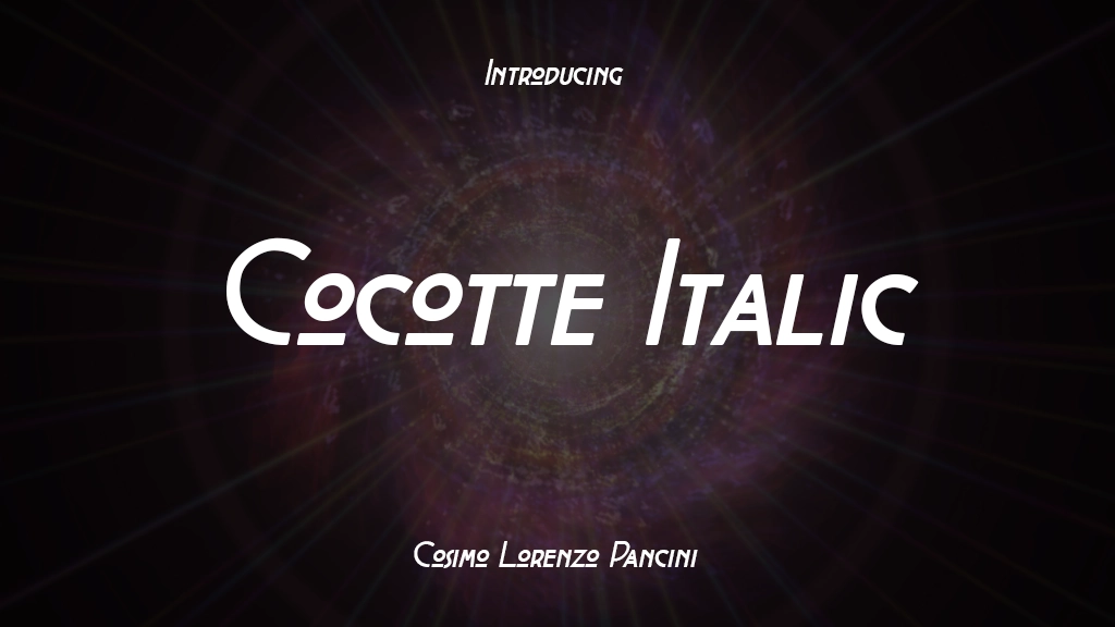 Cocotte Italic Font Sample Image 1