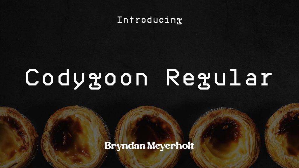 Codygoon Regular Font Sample Images  1