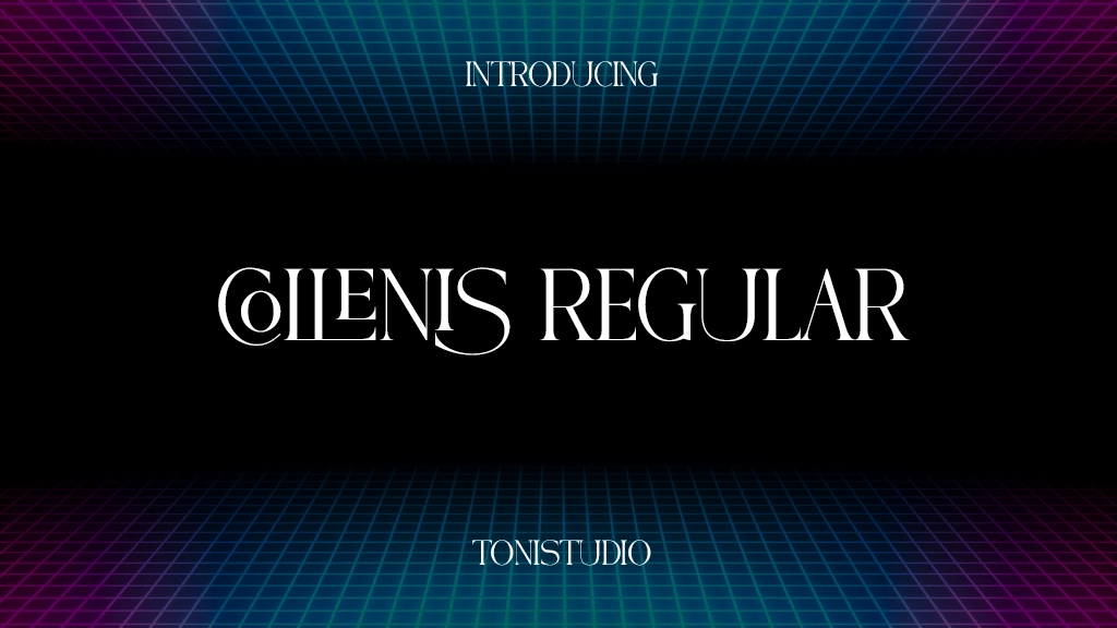 COLLENIS Regular Font Sample Images  1