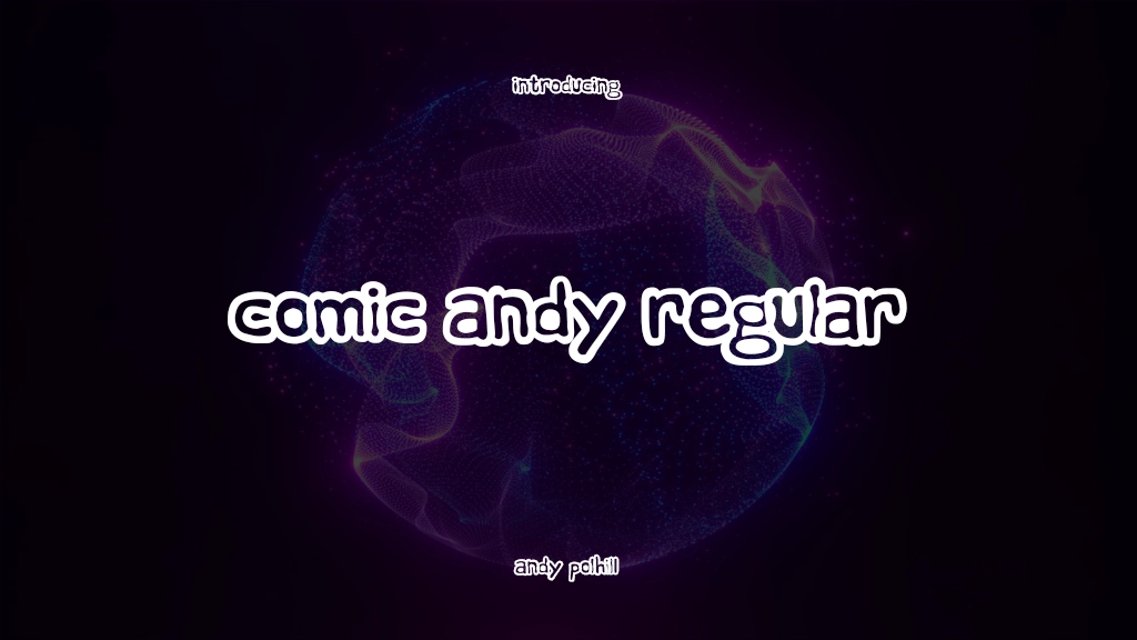 Comic Andy Regular Font Sample Images  1