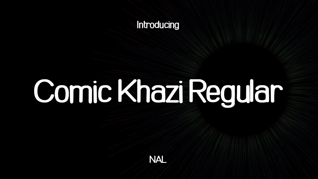 Comic Khazi Regular Font Sample Images  1