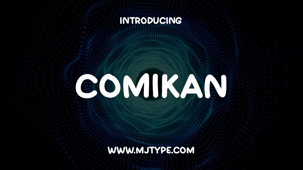 COMIKAN Font Sample Images  1