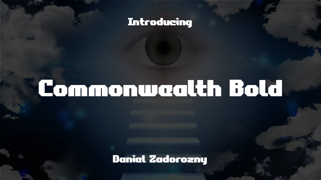 Commonwealth Bold Bold Font Sample Image 1