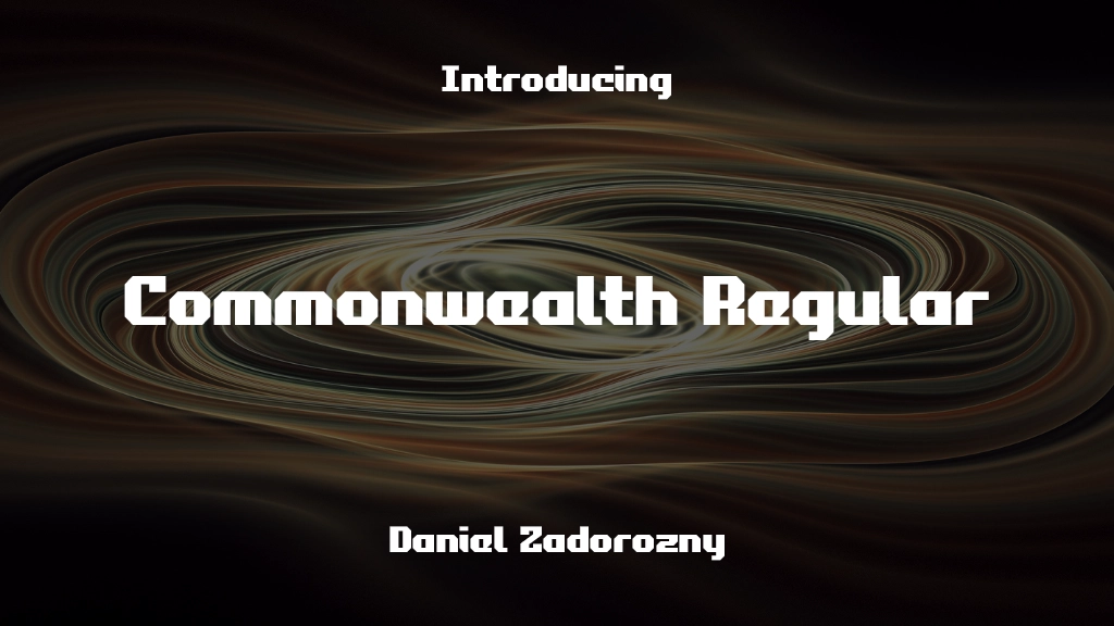 Commonwealth Regular Font Sample Images  1