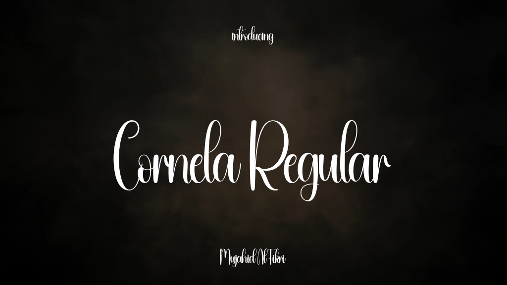 Cornela Regular Font Sample Images  1