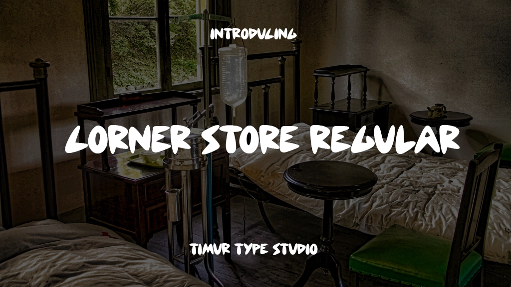 Corner Store Regular Font Sample Images  1