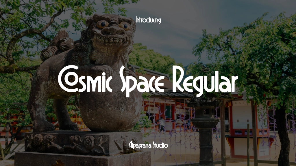 Cosmic Space Regular Font Sample Images  1