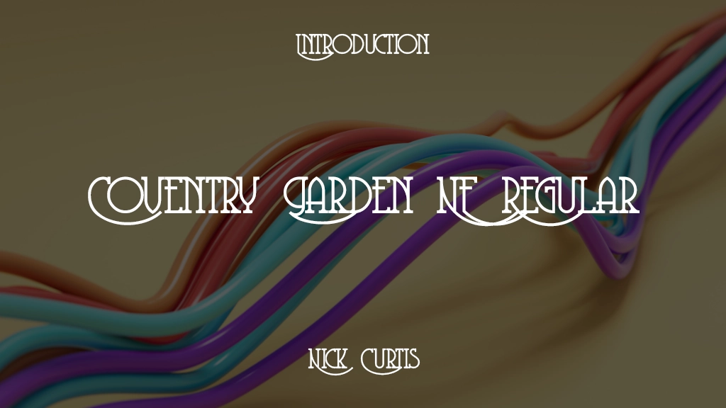 Coventry Garden NF Regular Font Sample Image 1