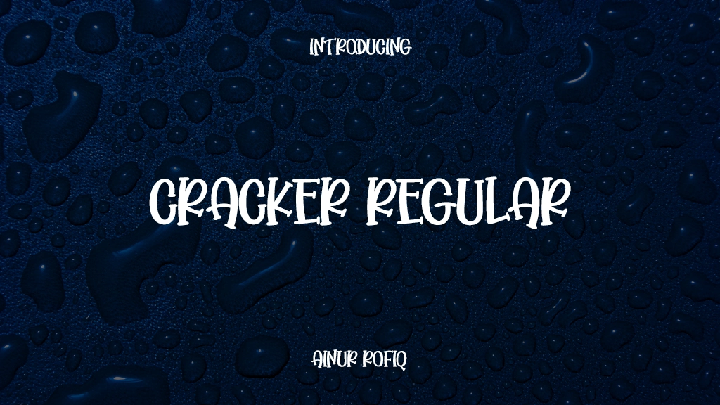 Cracker Regular Font Sample Images  1