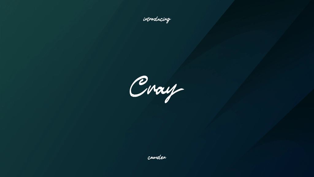 Cray Font Sample Images  1