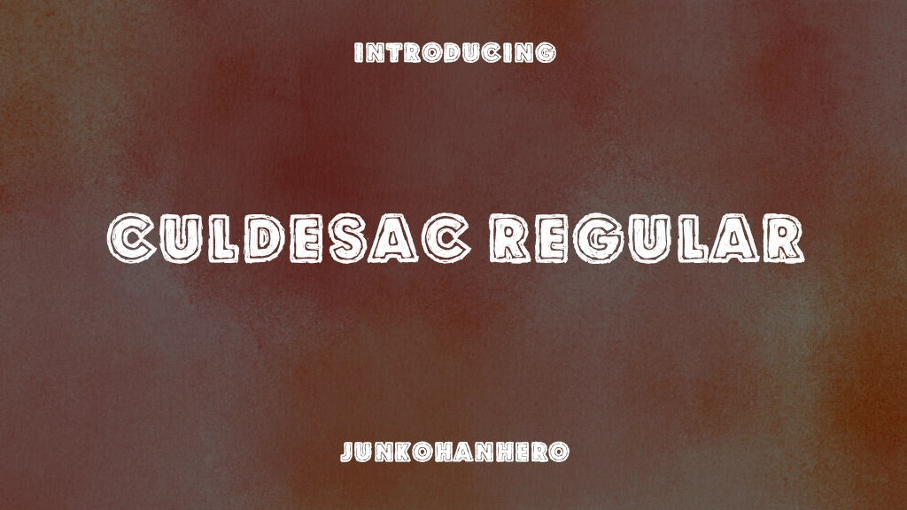 Culdesac Regular Font Sample Images  1