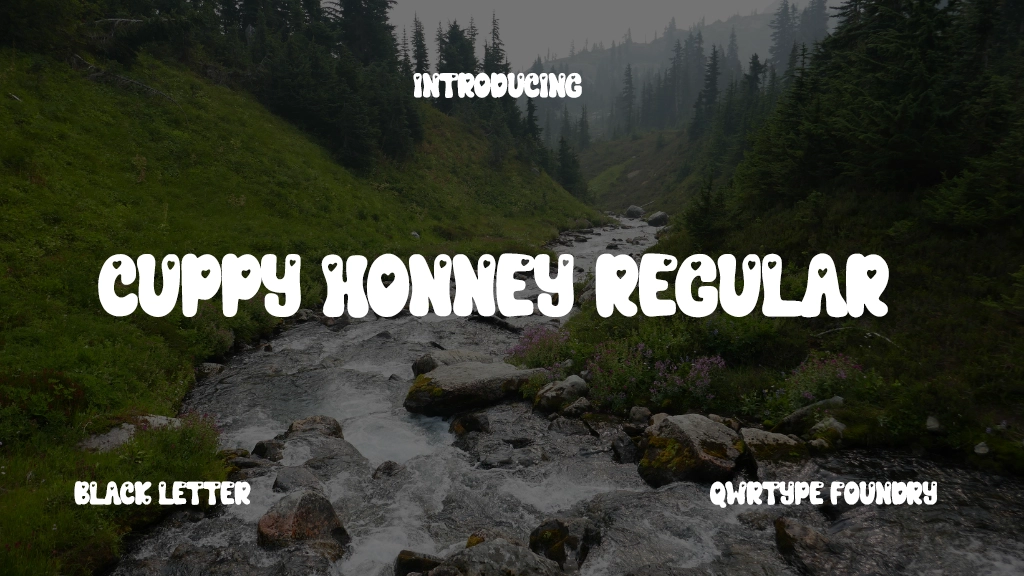 Cuppy Honney Regular Font Sample Image 1