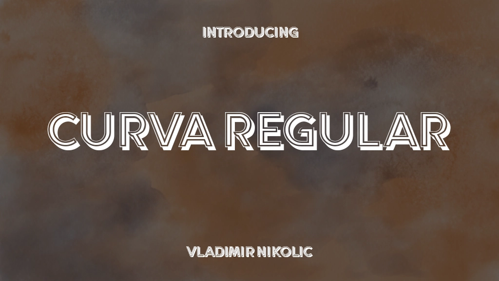 Curva Regular Font Sample Images  1