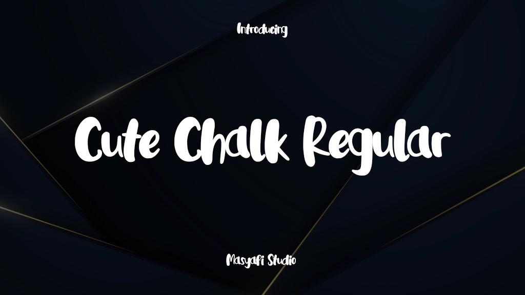 Cute Chalk Regular Font Sample Images  1