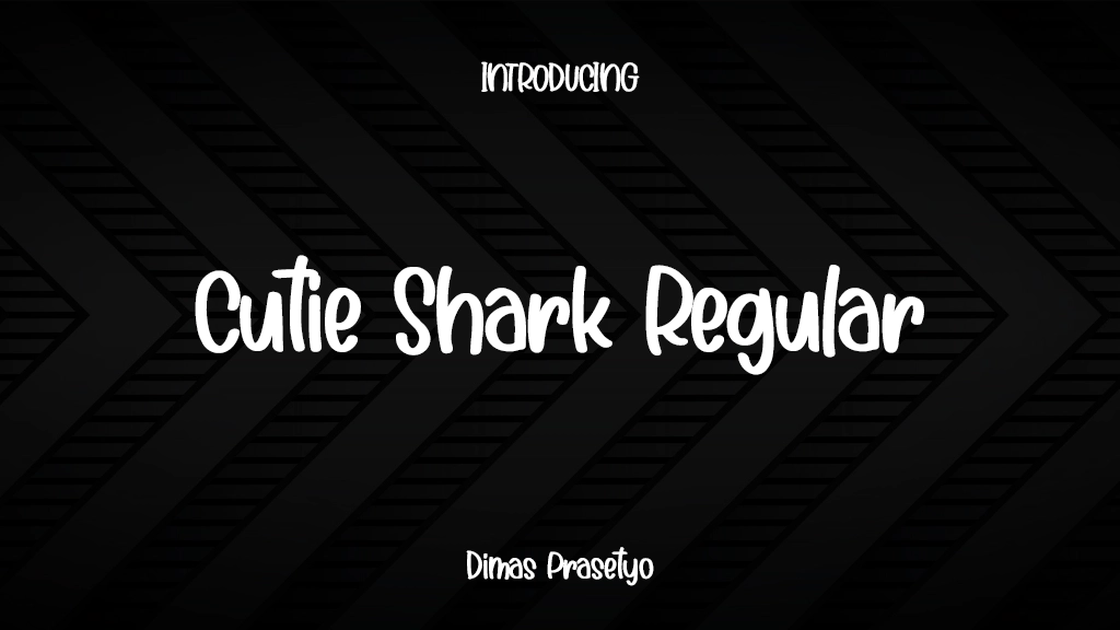 Cutie Shark Regular 글꼴 샘플 이미지  1