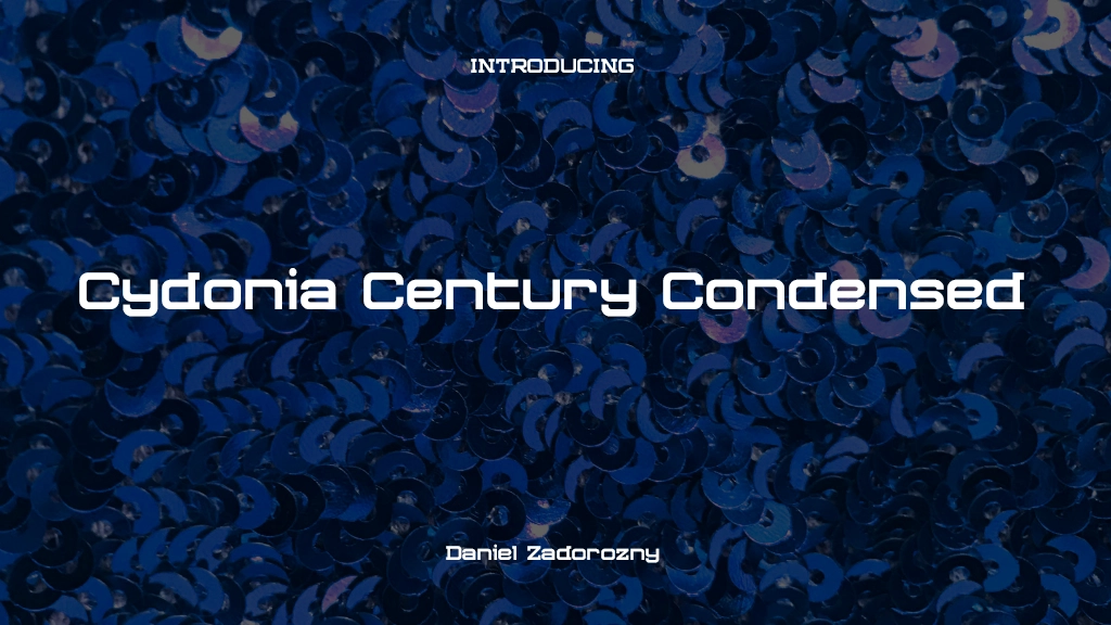 Cydonia Century Condensed Condensed 글꼴 샘플 이미지  1