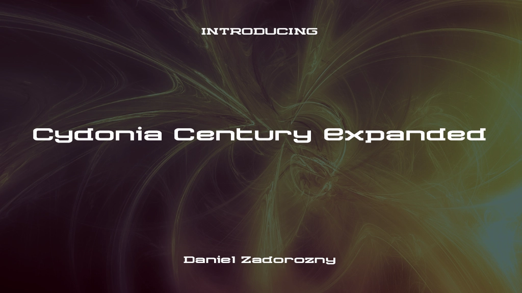 Cydonia Century Expanded Expanded 글꼴 샘플 이미지  1