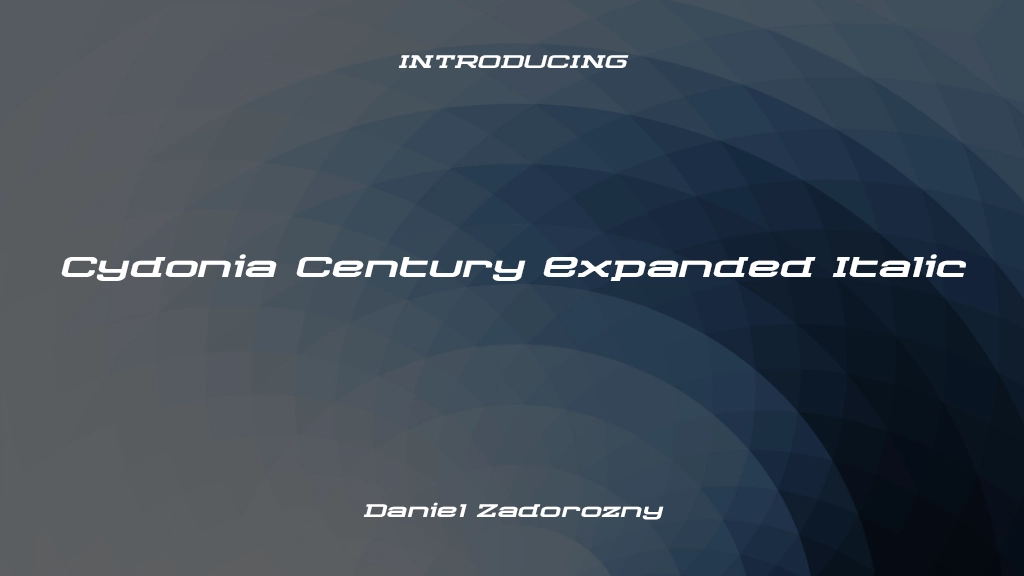 Cydonia Century Expanded Italic Expanded Italic Font Sample Images  1