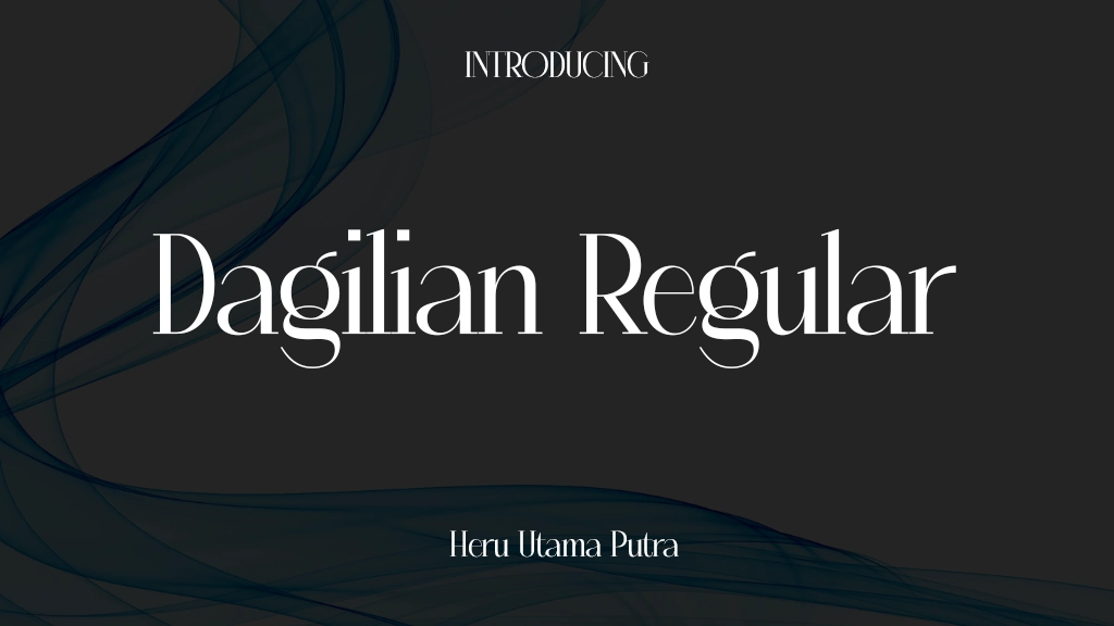 Dagilian Regular Font Sample Images  1