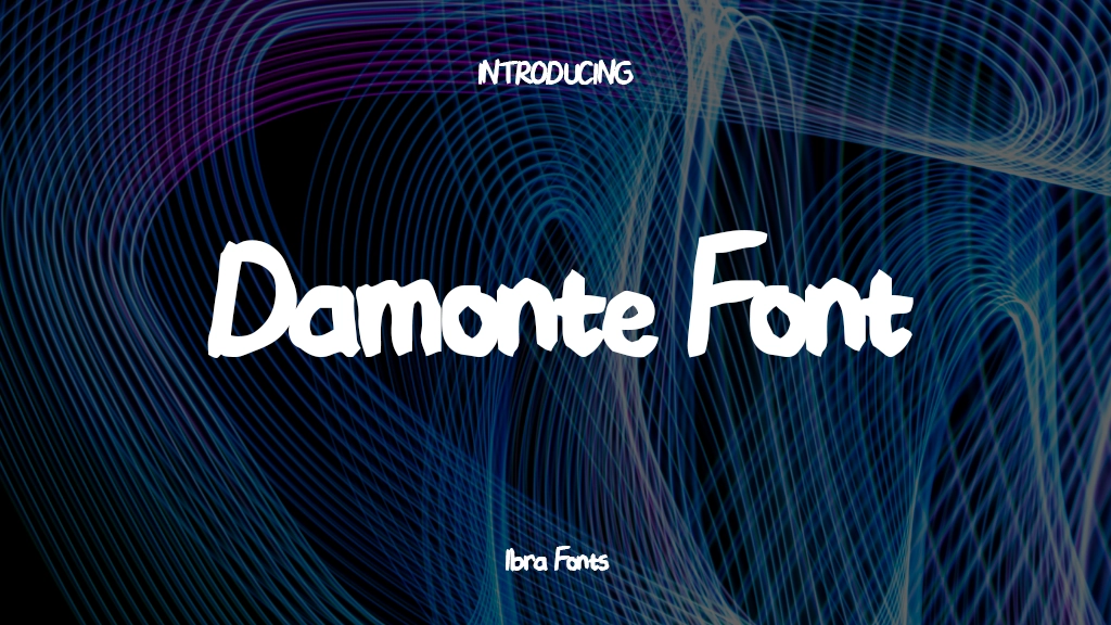 Damonte Font Font Sample Images  1