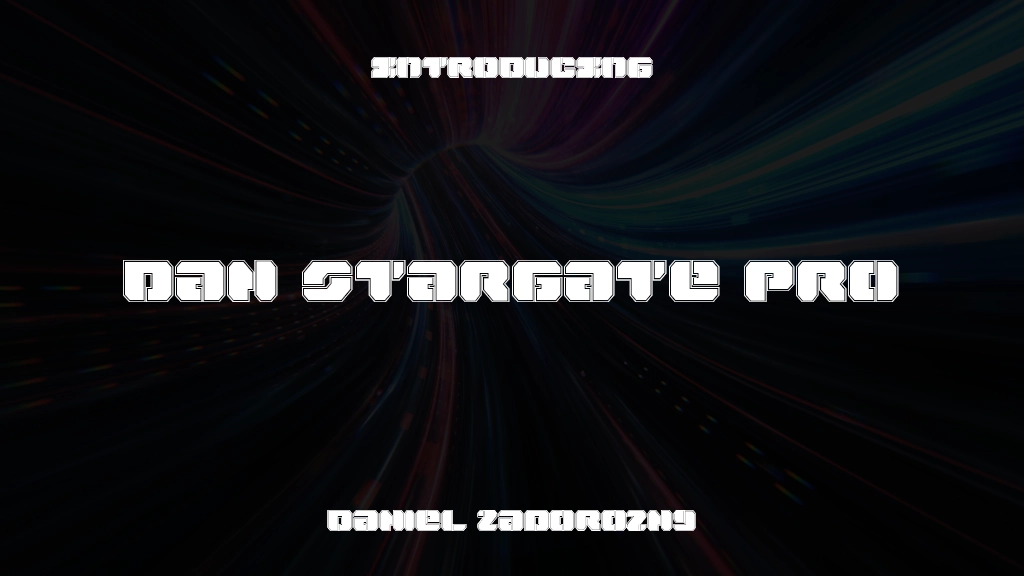 Dan Stargate Pro Font Sample Images  1