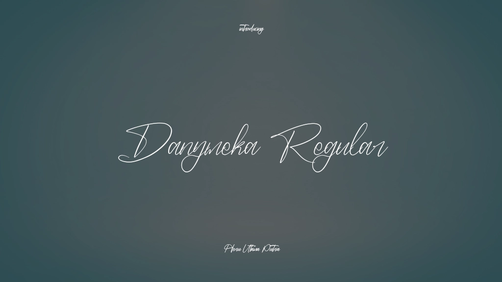 Danymeka Regular Font Sample Images  1