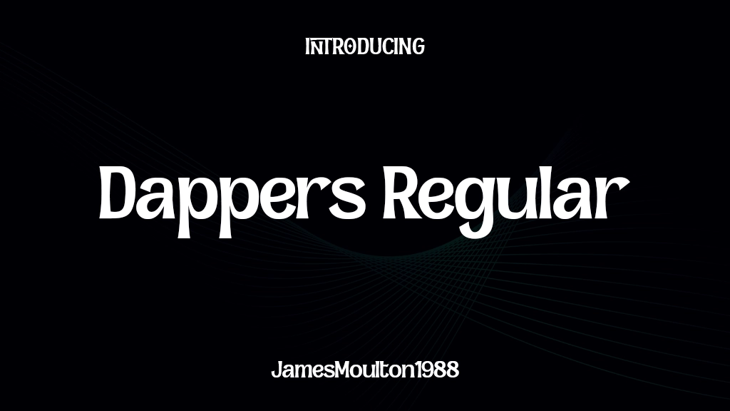 Dappers Regular Font Sample Images  1